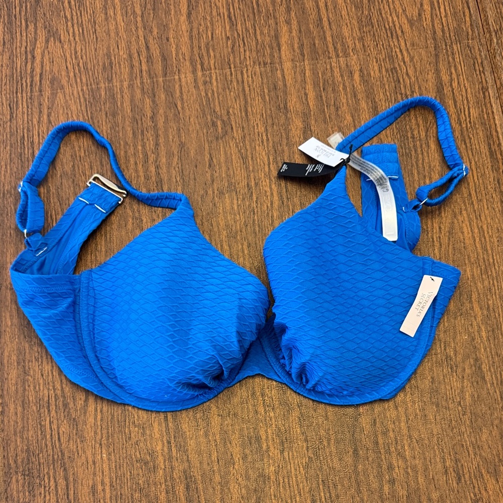 Victoria's Secret Vibrant Blue Bikini Top